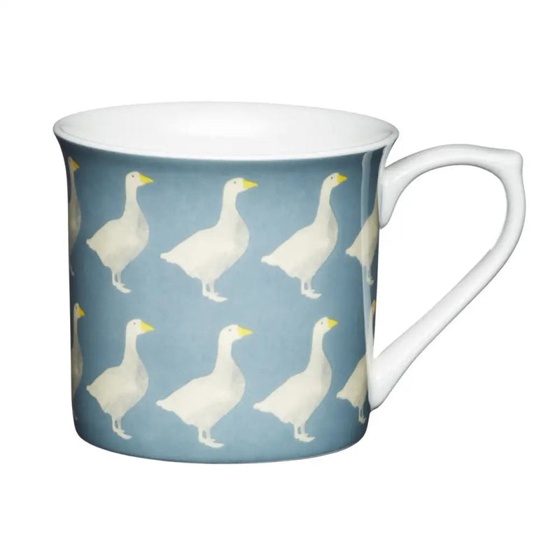 Fluted Mug Geese Design - Kitchenware