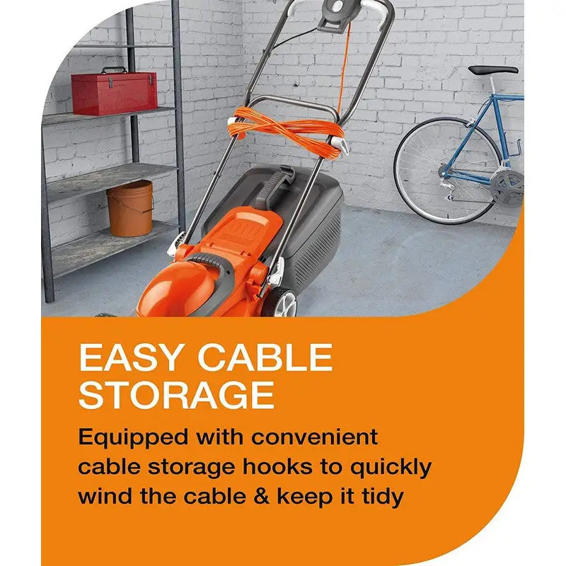 Flymo Easi Store Lawnmower 340R - Gardening & Outdoors