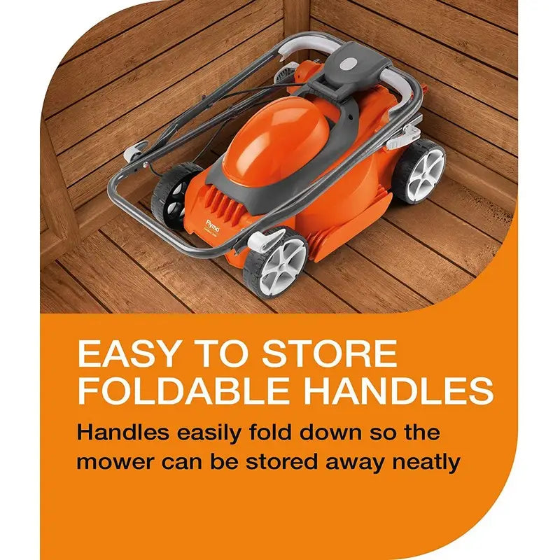 Flymo Easi Store Lawnmower 340R - Gardening & Outdoors