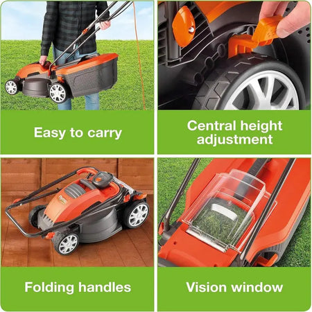 Flymo Speedimo Wheeled Lawnmower 360VC - Gardening &