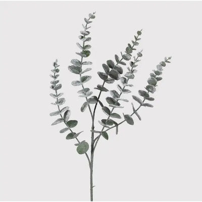 Frosted Flock Eucalyptus Stem - Seasonal >> Christmas >>