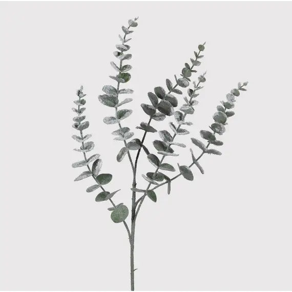 Frosted Flock Eucalyptus Stem - Seasonal >> Christmas >>