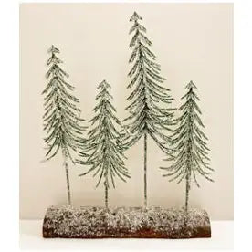 Frosted Tree Scene 25cm - Christmas >> Trees