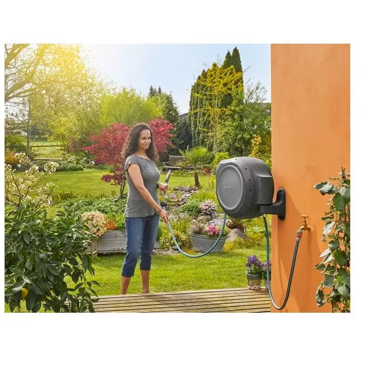 Gardena Retractable Auto Reel Hose 30m - Hose Reel