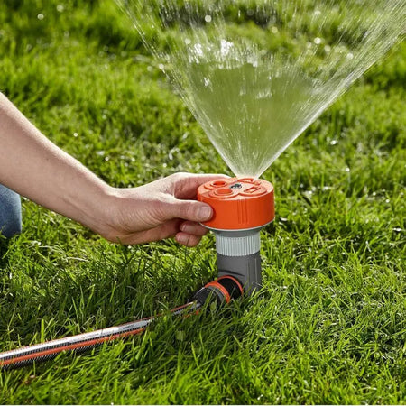 Gardena Twist 4 Pattern Sprinkler With Water Stop Connector