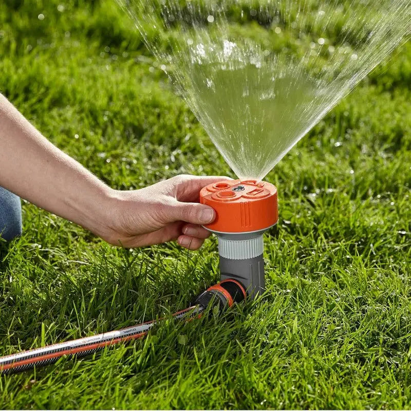 Gardena Twist 4 Pattern Sprinkler With Water Stop Connector