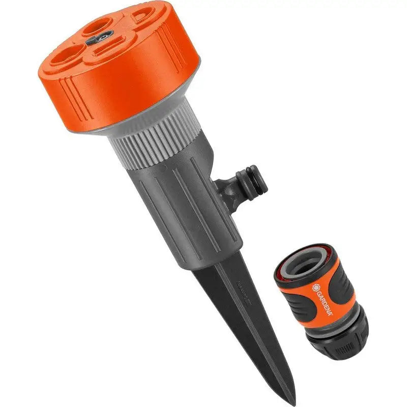 Gardena Twist 4 Pattern Sprinkler With Water Stop Connector