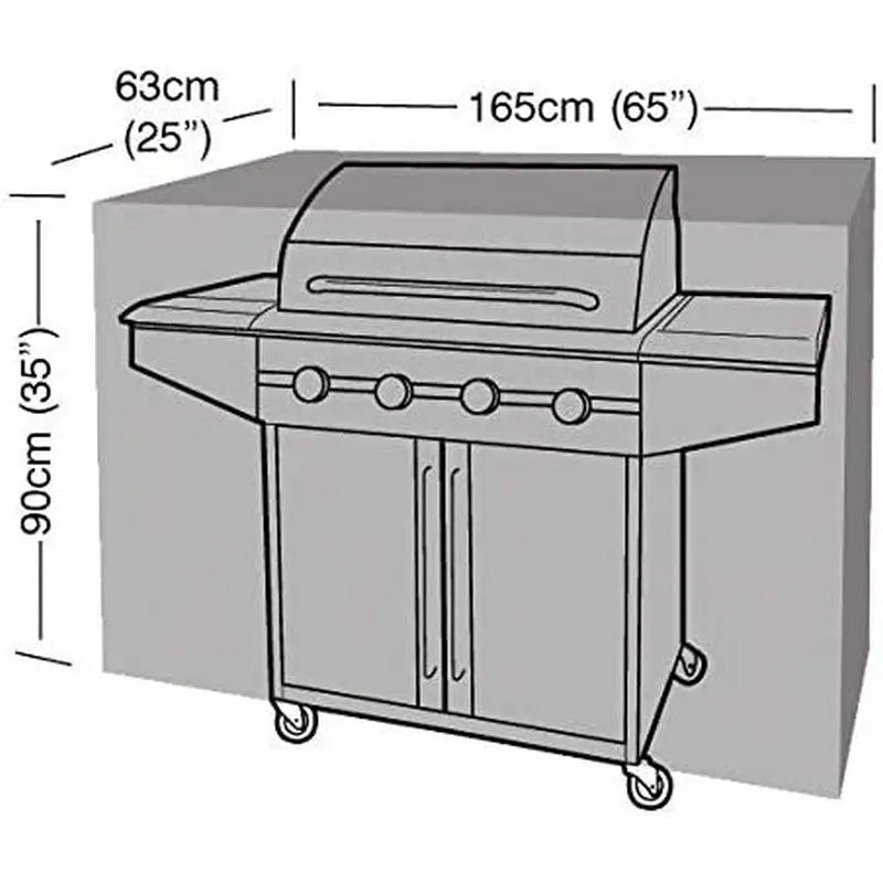 Garland Extra Large Classic Barbecue Cover - Black -