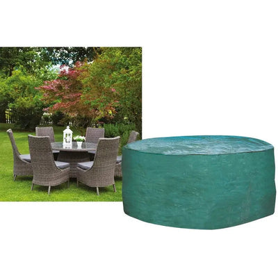 Garland Round Furniture Set Cover Green - 6-8 Seater -
