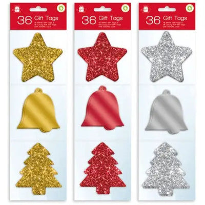 Giftmaker 36 Christmas Gift Tags - Seasonal & Holiday