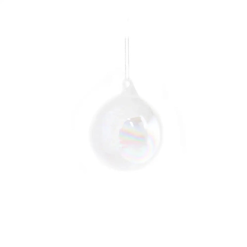 Glass Pearlescent Bauble 8cm - Christmas >> Baubles Tree