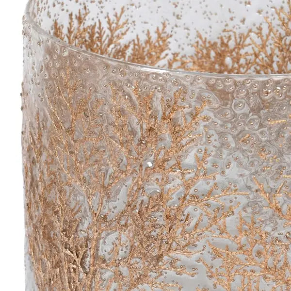 Gold Glass Tree Hurricane - Medium OR Large - Homeware