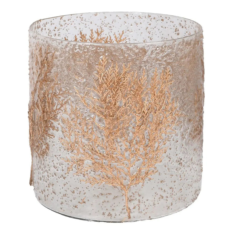 Gold Glass Tree Hurricane - Medium OR Large - Large -