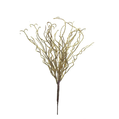 Gold Glitter Spray 30cm - Christmas >> Picks Flowers