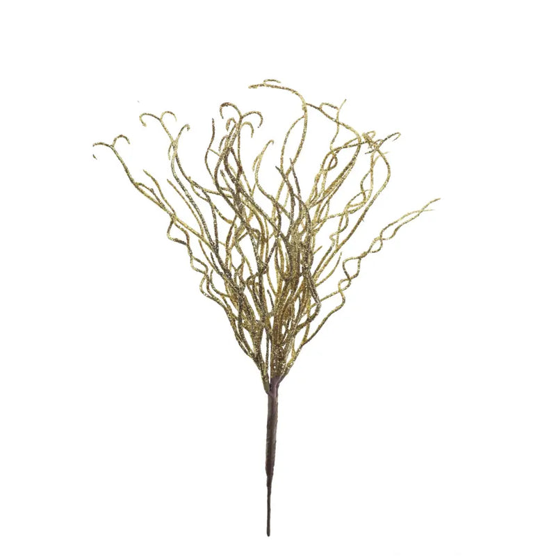 Gold Glitter Spray 30cm - Christmas >> Picks Flowers