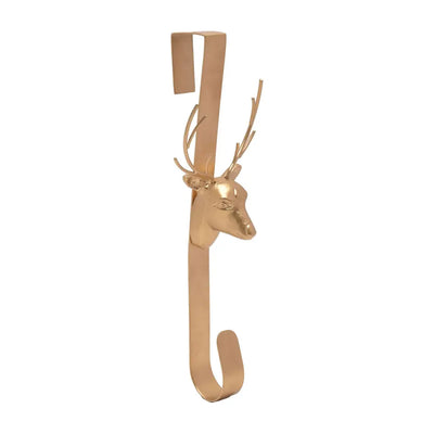 Gold Stag Wreath Hanger Seasonal >> Christmas >> Accessories