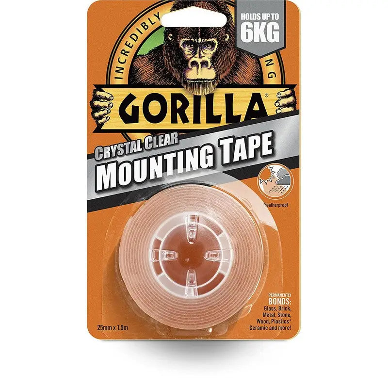 Gorilla Clear Mounting Tape - 1.5 Meter - DIY \ Tools \
