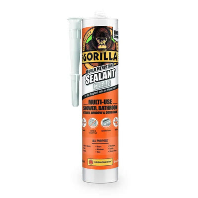 Gorilla Mould Resistant All-Conditions Sealant 295Ml - Clear