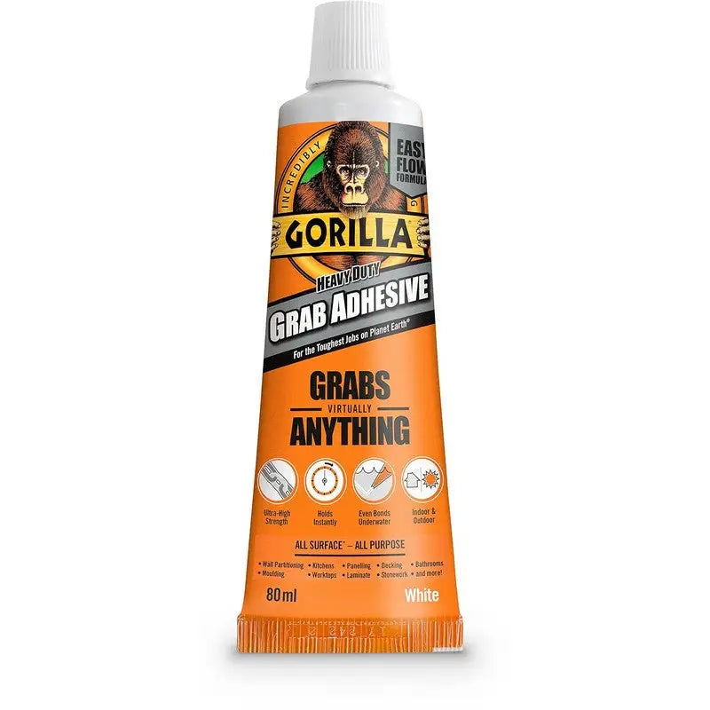 Gorilla Mould Resistant Silicone Sealant - White 80ml