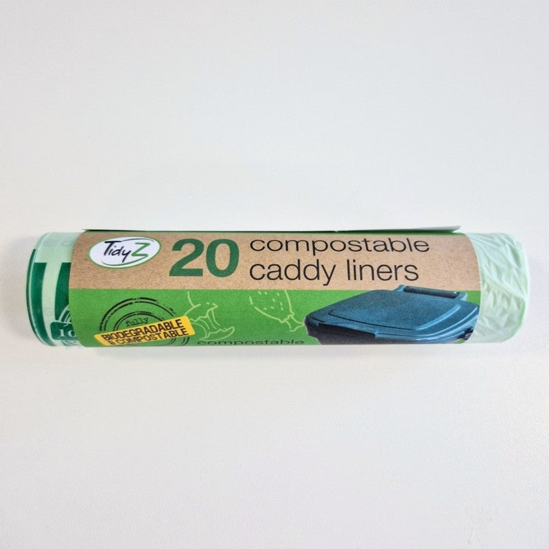 TidyZ Compostable Caddy Liners - 20 Pack