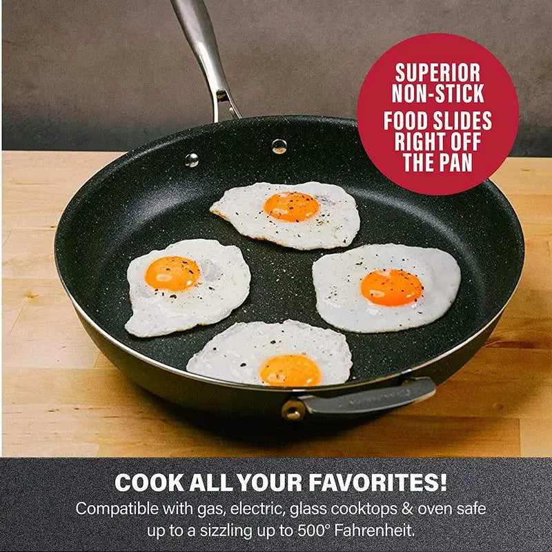 Granite Stone Gotham Steel Frying Pan - 36cm (14 Inches) -