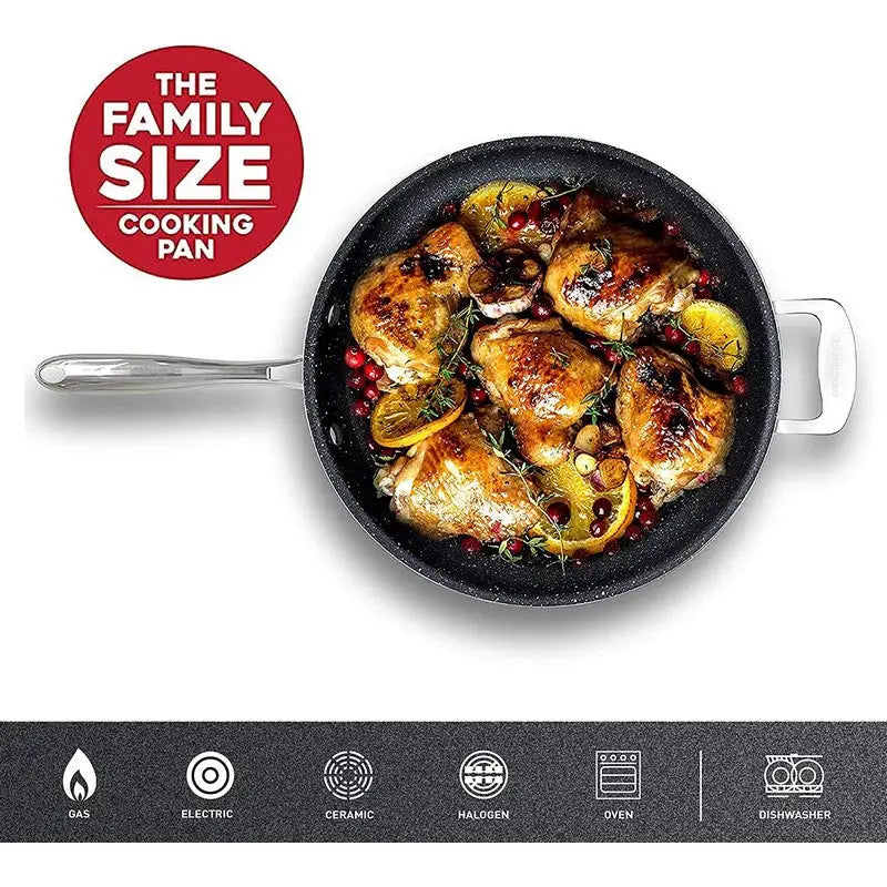 Granite Stone Gotham Steel Frying Pan - 36cm (14 Inches) -