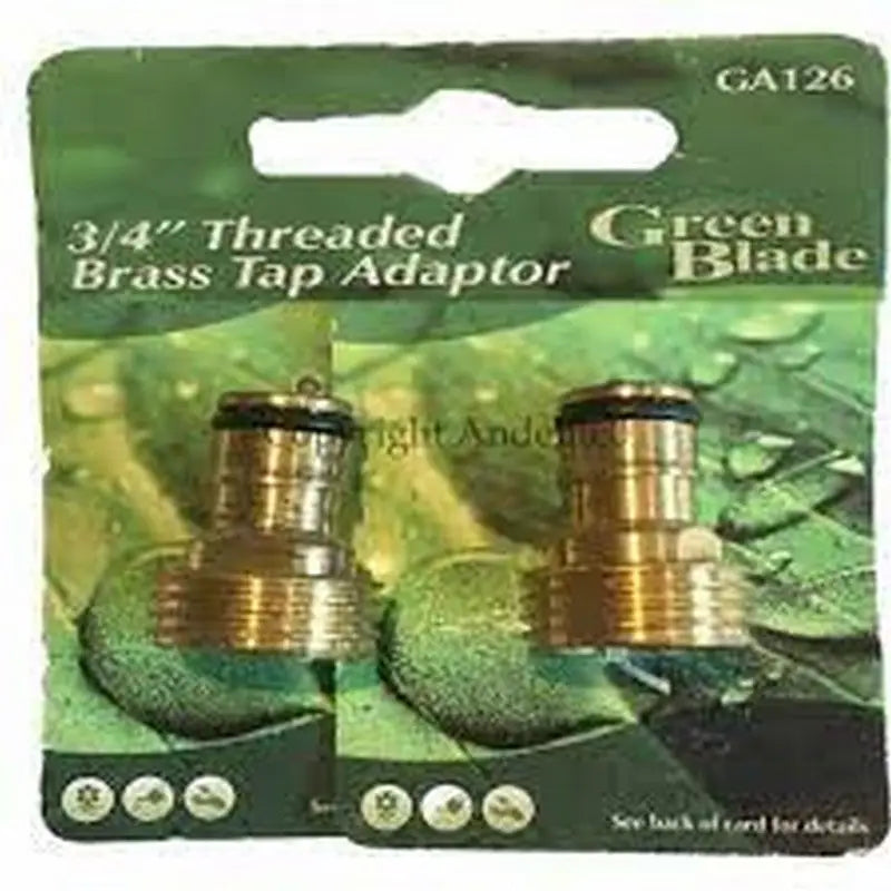 Green Blade 3/4 Threaded Metal Brass Tap Connector -