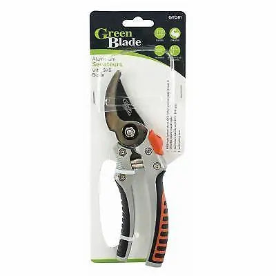 Green Blade Aluminium Secateurs With Sk5 Blade - Gardening