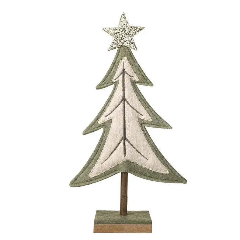 Green Felt Christmas Tree - Various Sizes - 16x6x30cm
