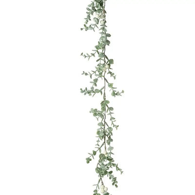 Green Leaf Eucalyptus Garland 1.2m - Seasonal >> Christmas
