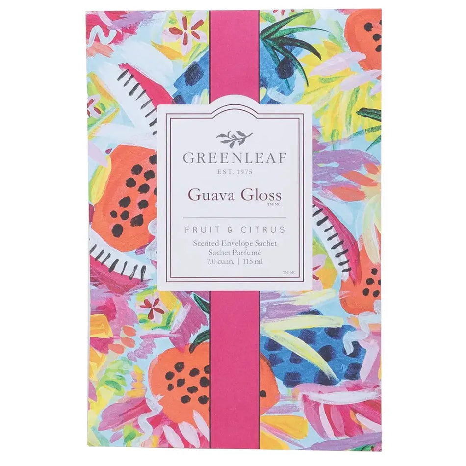 Greenleaf Guava Gloss Scented Sachet - Homeware >>