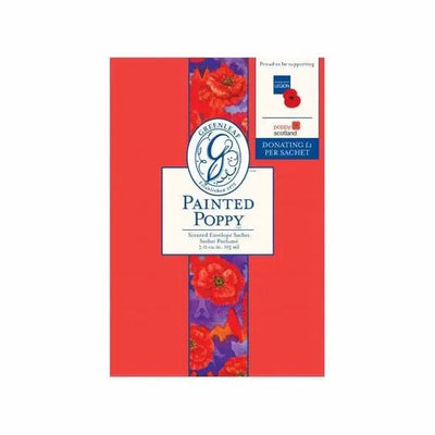 Greenleaf Painted Poppy Scented Sachet - Scented