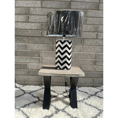 Grey Wooden Live Edge End Table - Homeware