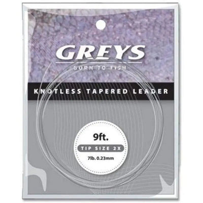 Greys Greylon Knotless Tapered Leaders 9Ft - Assorted