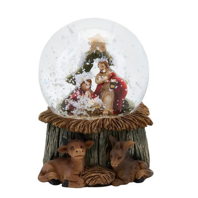 Hand Painted Nativity Scene Waterball 4.5cm - Seasonal &