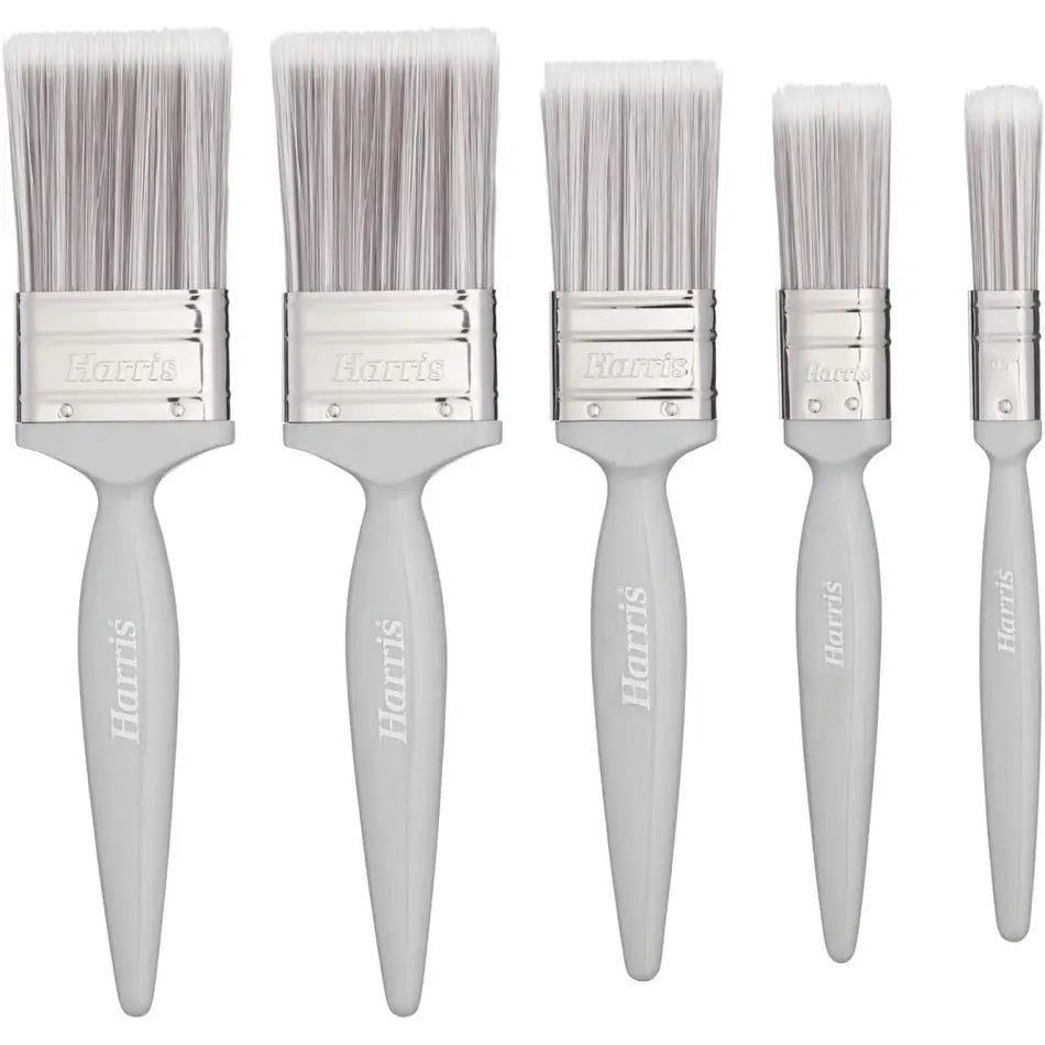 Harris Essentials Walls & Ceilings Paint Brush 5 Pack - DIY