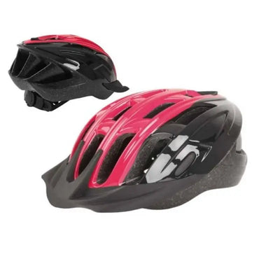 Headgy Dynamic Bicycle Helmets - Black & Pink - Medium &