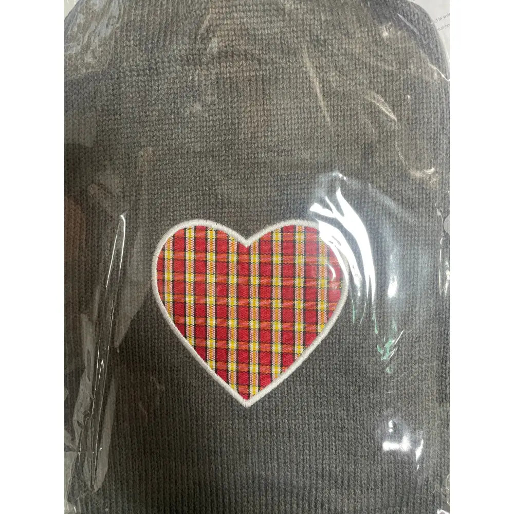 Hearth & Home Hot Water Bottle Knitted & Embroidered