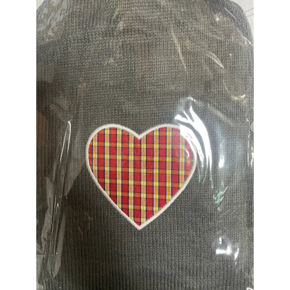 Hearth & Home Hot Water Bottle Knitted & Embroidered
