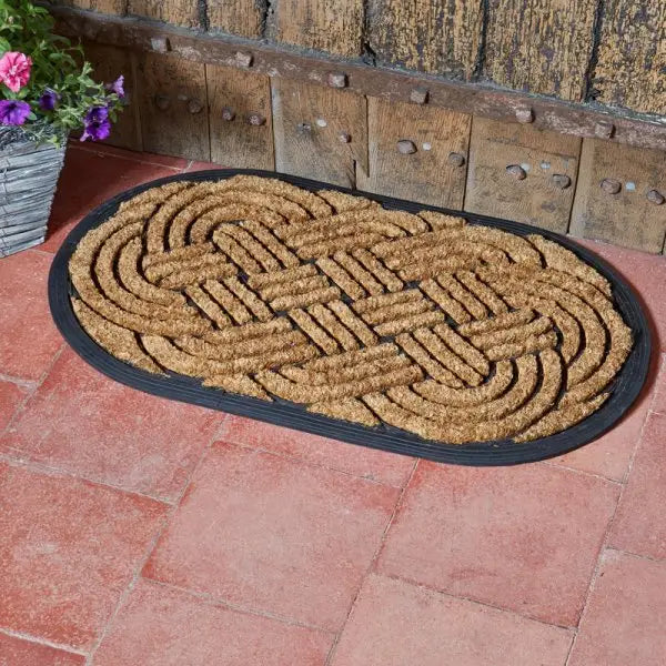 Heavy Duty MultiMat Celtic Knot Oval 75x45cm - Outdoor Mat