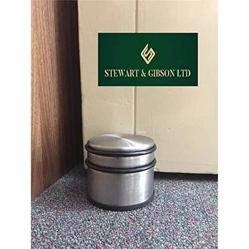Stewart & Gibsons Ltd Heavy Weighted Chrome Door Stopper