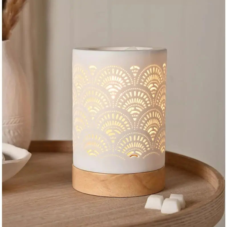 Hestia White Aroma Lamp - Giftware >> Glassware