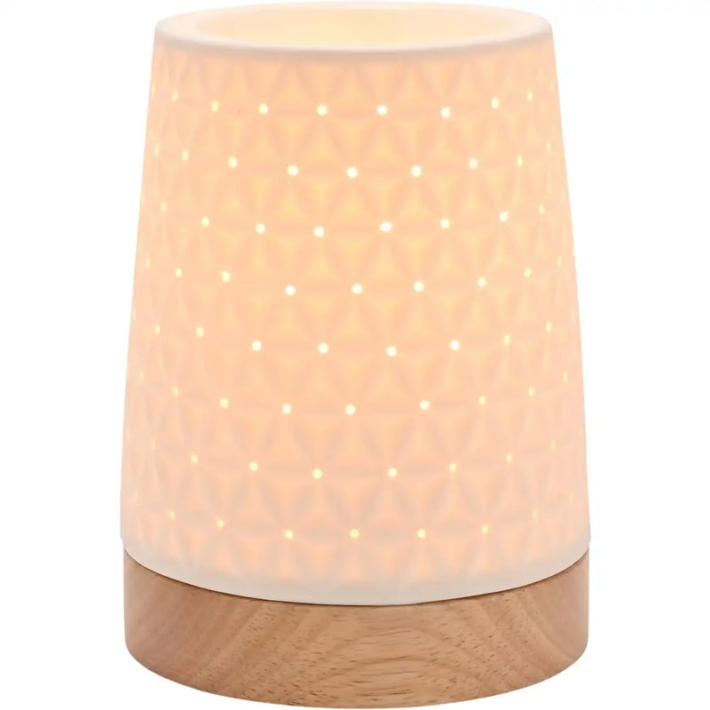 Hestia White Aroma Lamp - Star - 15 x 10cm - Giftware >>