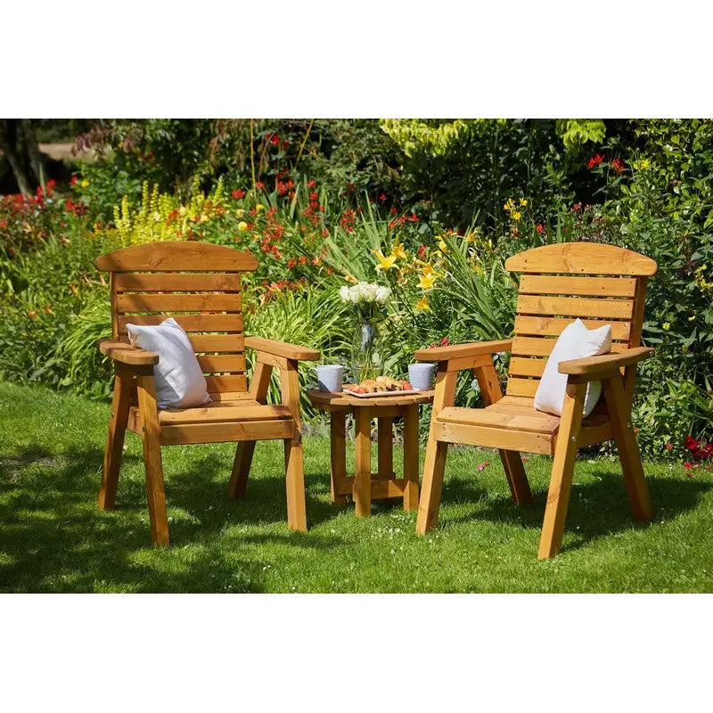 Hetton Companion Seat With Coffee Table (200 x 71 x 96cm)