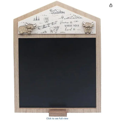 Highland Cow Blackboard - Giftware >> Other Gifts