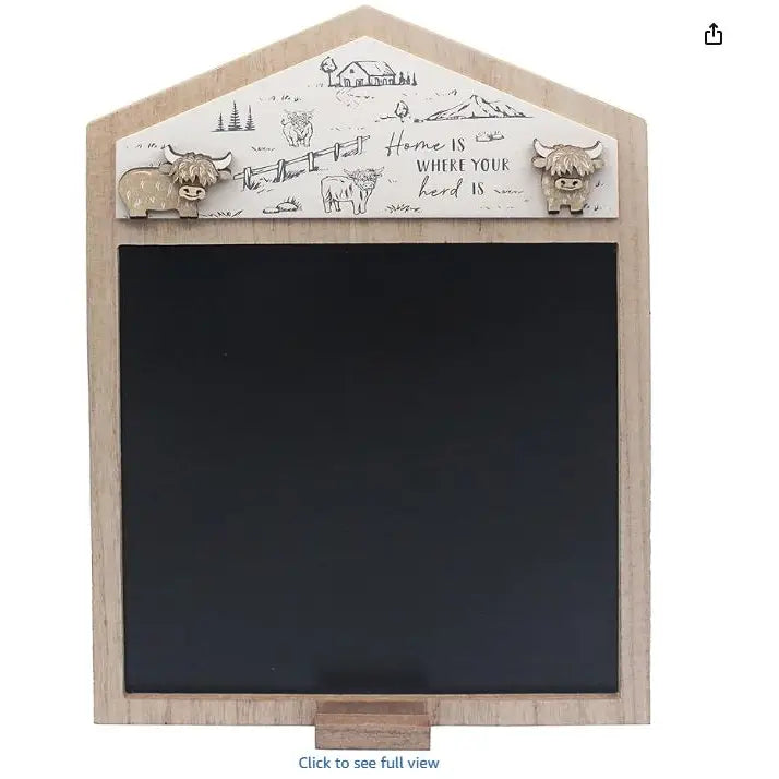 Highland Cow Blackboard - Giftware >> Other Gifts