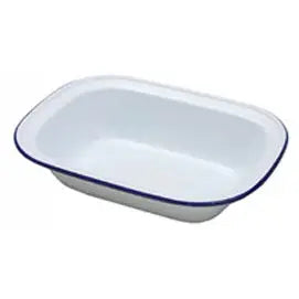 Highlands Enamel Oval Pie Dish Metal - 16/18/20/24/28cm -