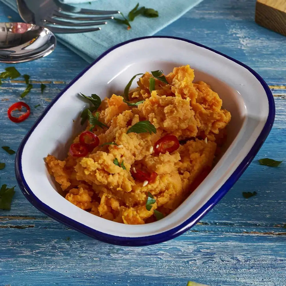 Highlands Enamel Oval Pie Dish Metal - 16/18/20/24/28cm -