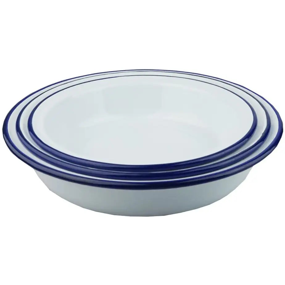 Highlands Round Pie Dish Metal 18/20/22cm - 18cm -