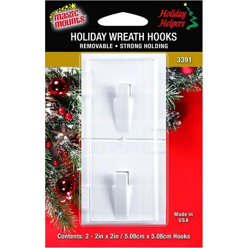 Holiday Helpers Removeable Holiday Wreath Hook Green - 2